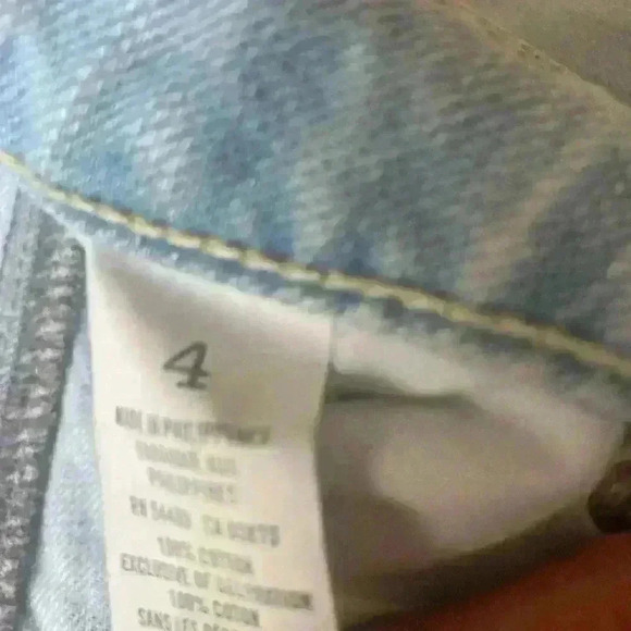 American Eagle Sz 4 denim jean shorts exc con - Picture 5 of 7